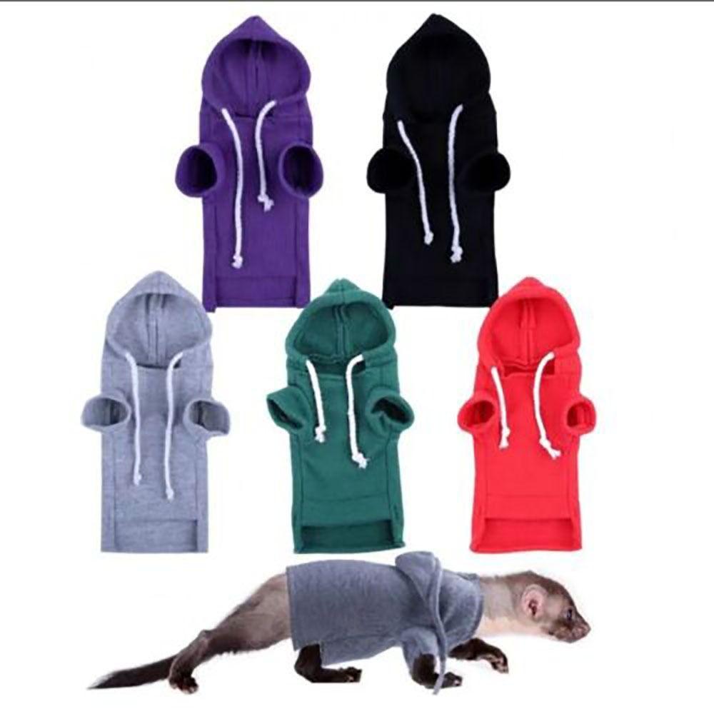 Pet Supplies Pet Pullover Winter Warmer Pet Sweater High-quality Ferret Hoodie Lizard