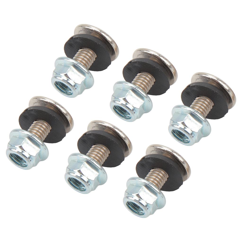 16 шт. Комплект болтов, шайб, гаек и винтов для крепления крыльев, резьба M6, для квадроциклов ATV 50cc 70cc 90cc 110cc 125cc