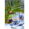 Porcelain Topkap Tile Patterned Turkish Coffee Cup Set For 6 Persons 12 Pieces