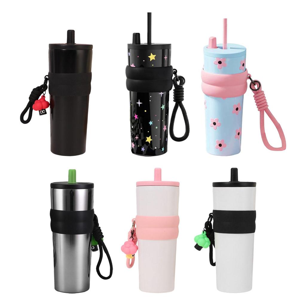 Insulated Water Bottle Leakproof Lightweight Stainless Steel Tumbler with Carry