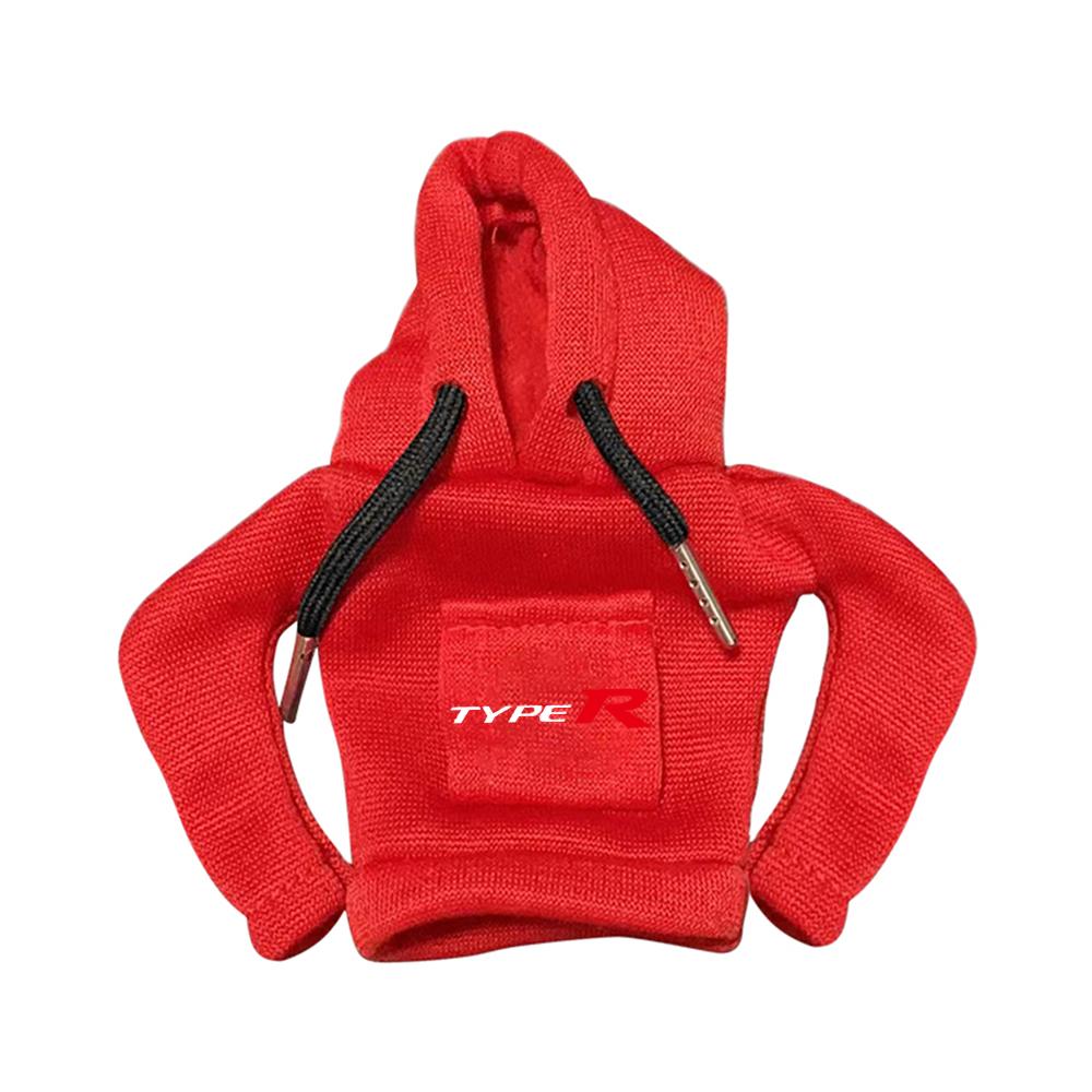 VZH5 Hoodie Car Gear Shift Knob Cover Manual Handle Change Lever Covers Accessories For Honda CIVIC Type R Type S Mugen Pilot DOHC Si