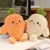 Simulated Carrot Plush Toy Cute Soothing Sleeping Pillow Doll Carrot Doll Birthday Gift for Women