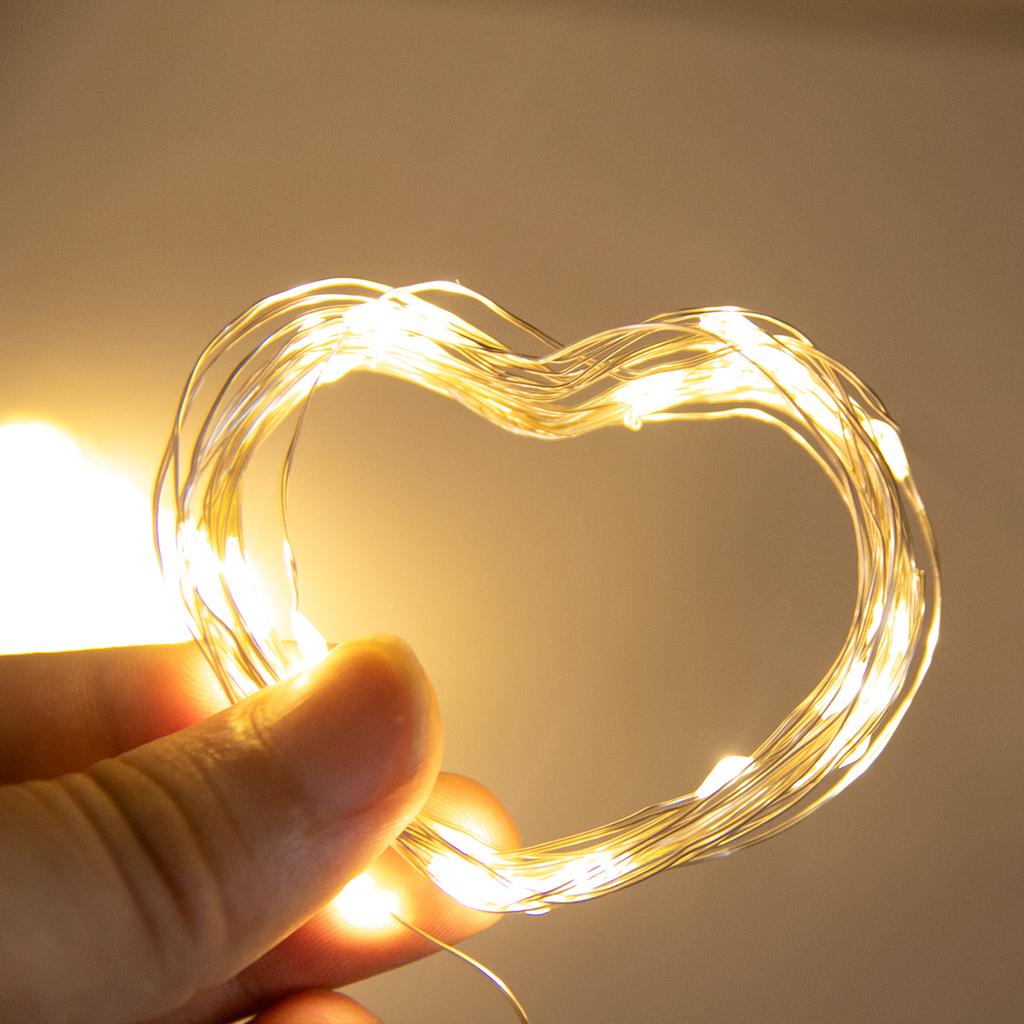 2-10m Photo Clips String Light LED Fairy Lights with 20-100 Clips for Hanging Pictures Photo String Banner Girl Bedroom Decor