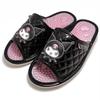 Japanese Health Sandals Quilt SAHS007 (Black Kuromi, 24.0 Cm)