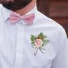 Wedding Flower Boutonniere Bridegroom Elegant Brooch Suit Pin, Rose for