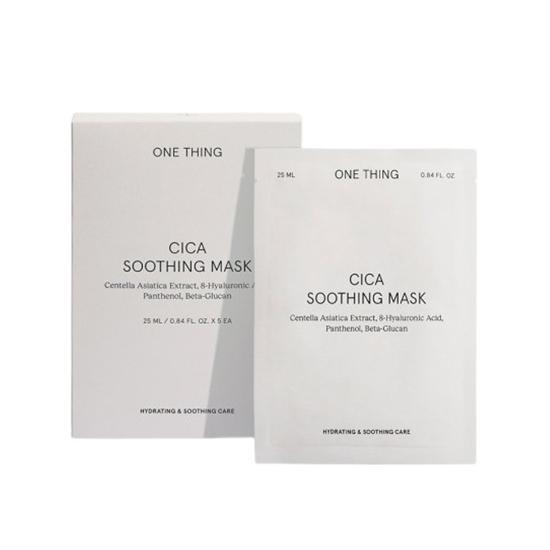 ONE THING Cica Успокаивающая маска 25 мл*5 шт.