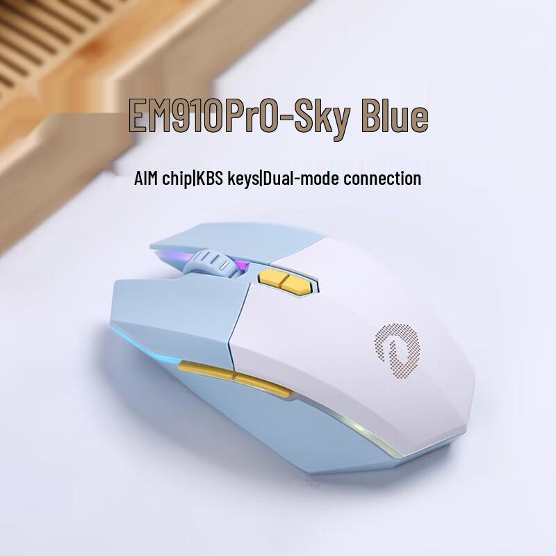 Беспроводная игровая мышь Dareu EM910 Pro с двумя режимами
