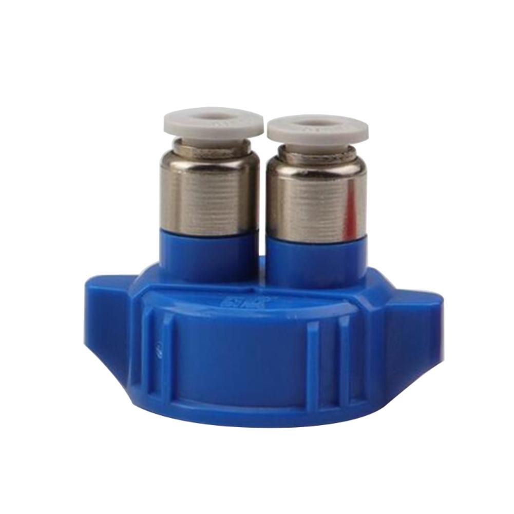 Co2 Reactor Air Diffuser Generator Double Connector Tube Valves Guage Bottle Cap Diy Aquarium Supplies