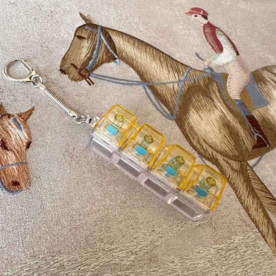 Игрушка-непоседа клавиатура с 4 клавишами со светом, снятие стресса, прозрачные колпачки, кликер для пальцев, брелок, кнопка для декомпрессии, сенсорная игрушка