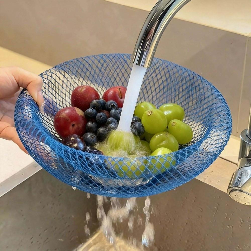 Hollow Iron Art Fruit Basket Dried Fruit Plate Fruit Vegetable Basket  Countertop