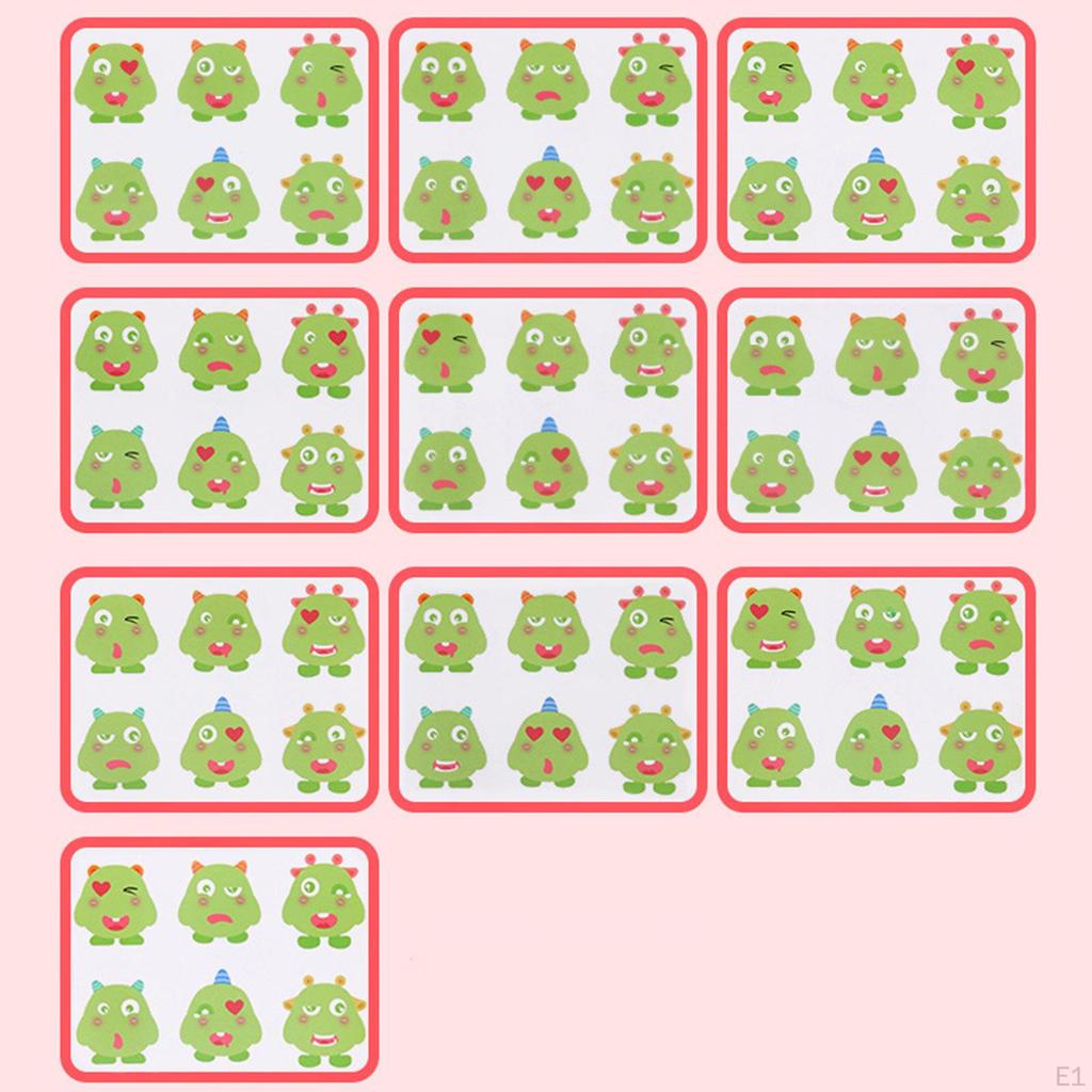 Игрушка Монтессори 2 в 1, деревянная многоразовая игра, интерактивная доска для рисования, головоломка с монстрами