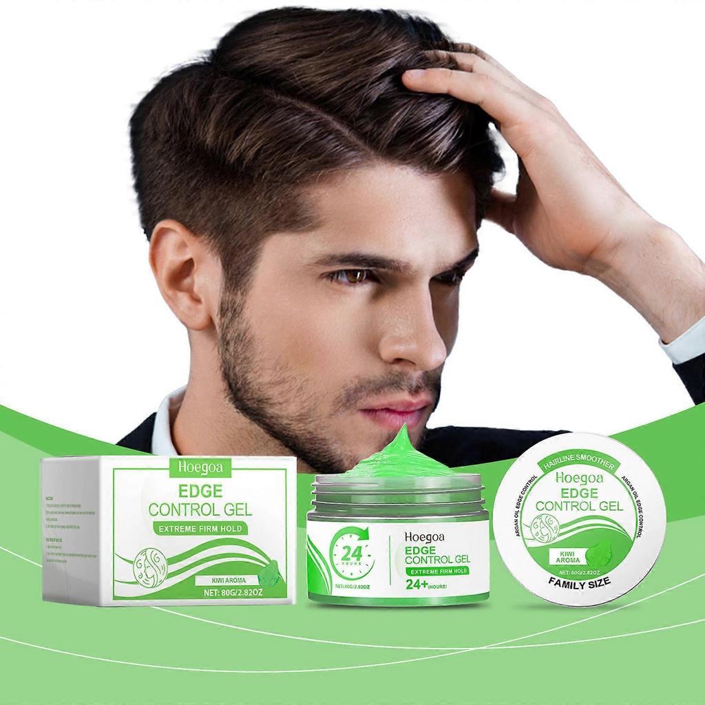 Hoegoa Green Kiwifruit Styling Gel Long-Lasting Bangs Natural Styling Refreshing Oil Control Gel