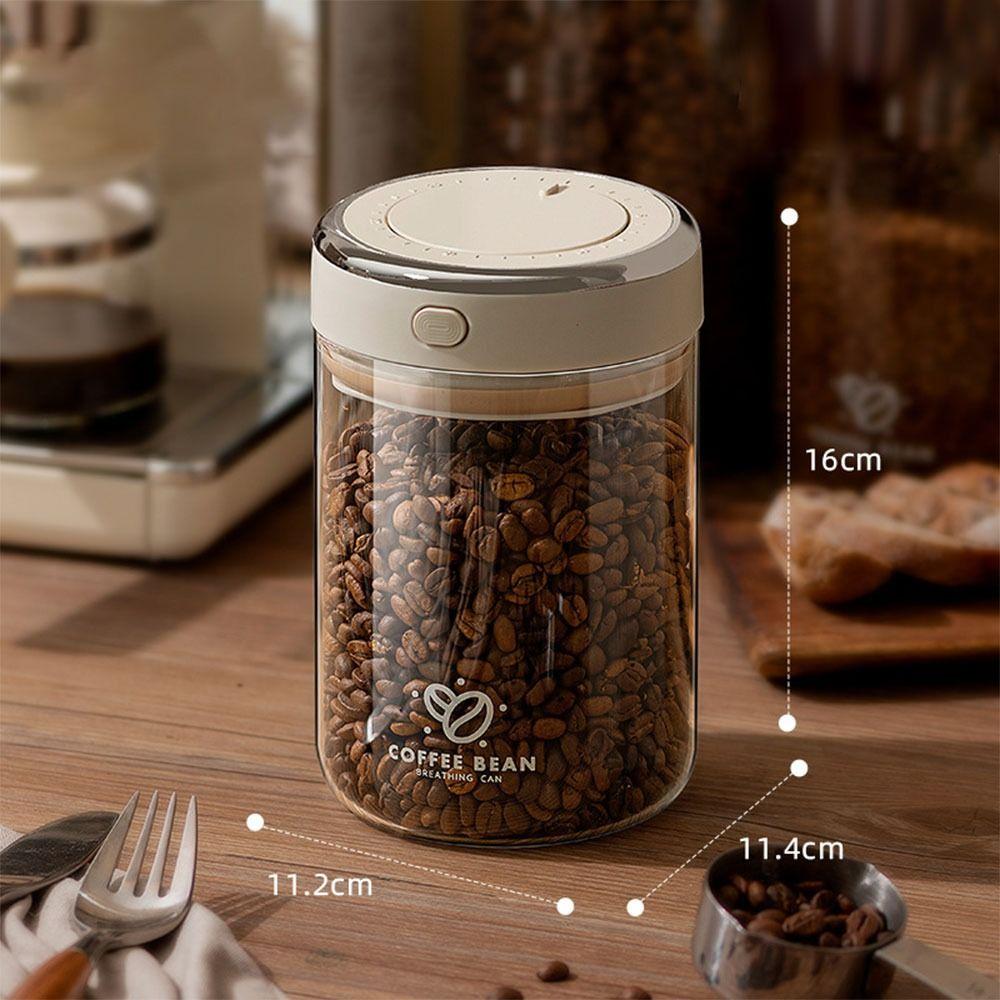 Большая емкость вакуумного резервуара для хранения кофе, контейнер для хранения кофейных зерен, герметичный резервуар для кофе
