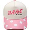 D.A.R.E. ME TO DO IT. Truck Driver Hat Embroidery Vintage Color Matching Baseball Cap for Men and Women