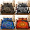 Комплект постельного белья в стиле 3D Bohemian для спальни, экзотического этнического стиля, пододеяльник, наволочка, 2/3 шт., женский чехол, подарок