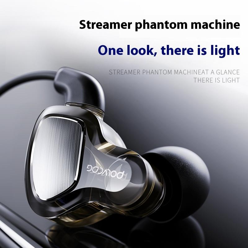 Новые наушники-вкладыши с двойной подвижной катушкой TYPE-C подходят для мобильных телефонов Xiaomi Oppo Huawei Vivo Honor.