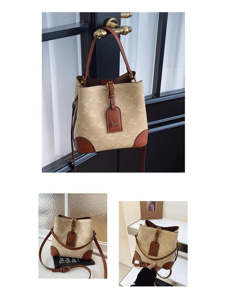 Трендовая сумка-тоут для通勤 2025: Модная сумка-ведро через плечо и на плечо