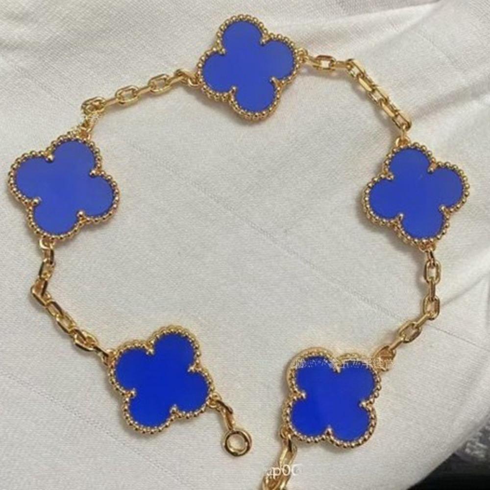 Высококачественный браслет из красного халцедона с лазерной гравировкой «Четырехлистный клевер» и «Пятицветник», из розового золота 18 карат, ювелирное изделие класса люкс, подарок для девушки