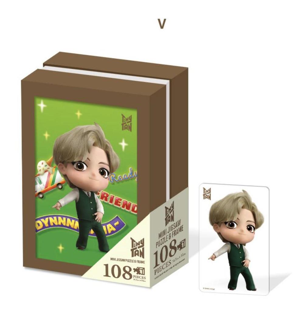 BTS Пазлы TINYTAN в рамке 108 шт. (7 вариантов)