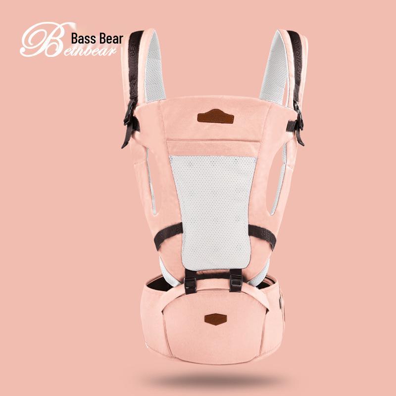 Базовый дышащий эргорюкзак-сиденье для ребенка Bass Bear - Многофункциональная поддержка для младенцев