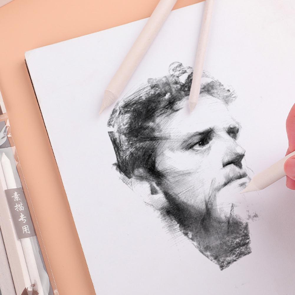 Смешивание пней и лепешек. Бумажные художественные блендеры. Наждачная бумага. Точилка для карандашей. Указатель для художника. Инструменты для рисования углем.