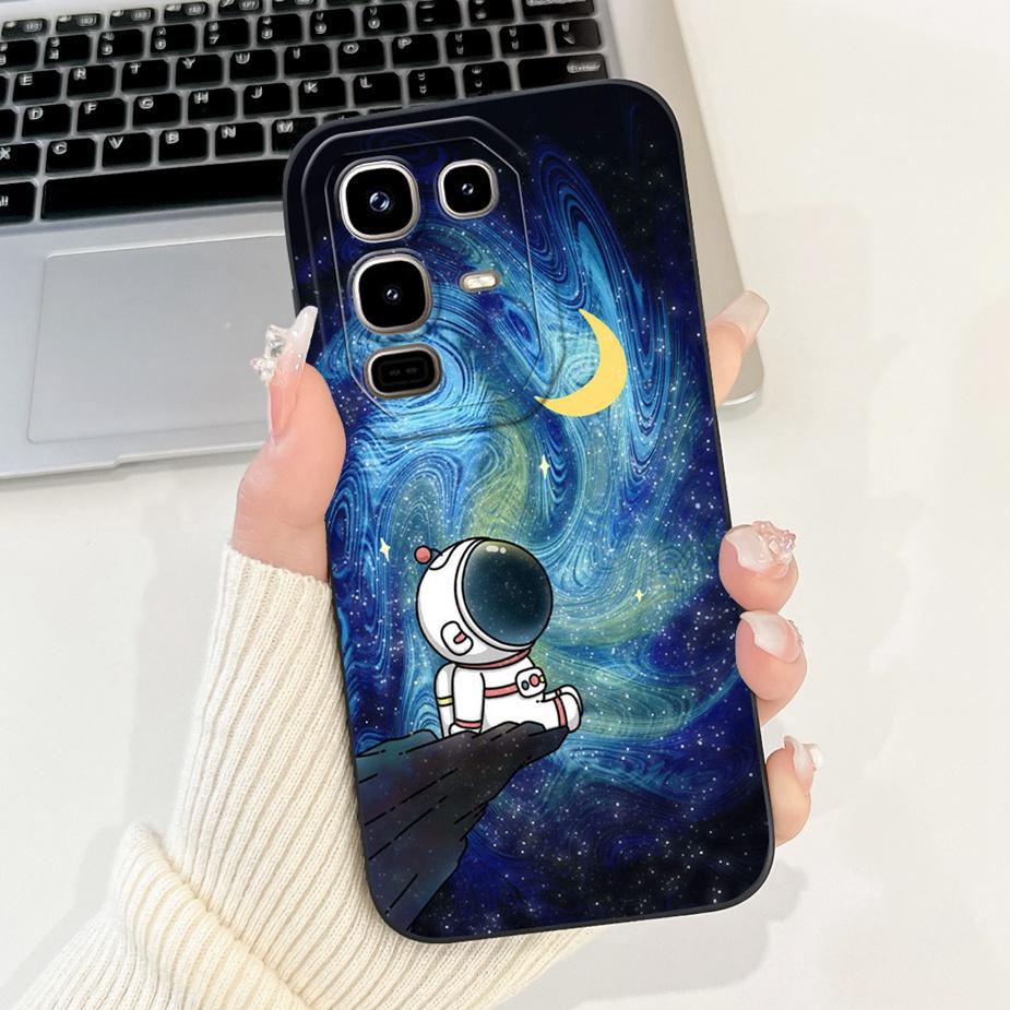 Чехол для Infinix Note 50 4G Note 50S X6870 Милый Кот Динозавр Мультяшная Обложка Мягкий Силиконовый Чехол Для Infinix Note 50 Pro Plus Корпус