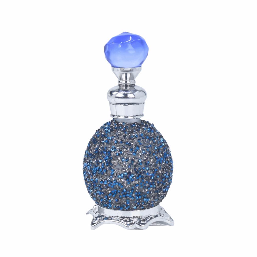 Vintage Decorative Perfume Bottle Glitter Sparkly Refillable Bottle Cosmetics Packaging