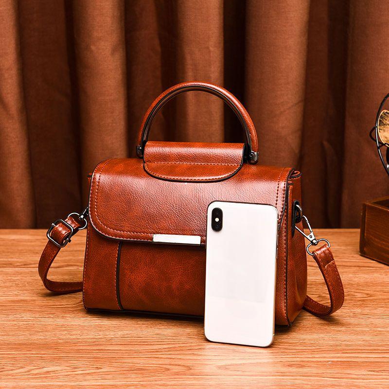 Сумка Женская Ретро Сумочка Модная Сумка Через Плечо Маленькая Квадратная Сумка