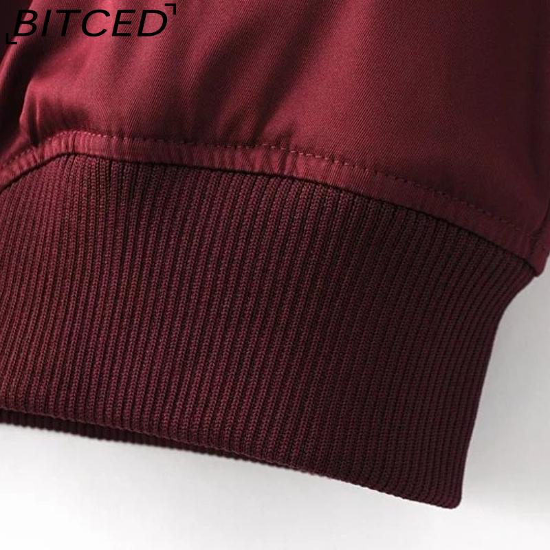 BITCED Осенняя женская легкая куртка-авиатор