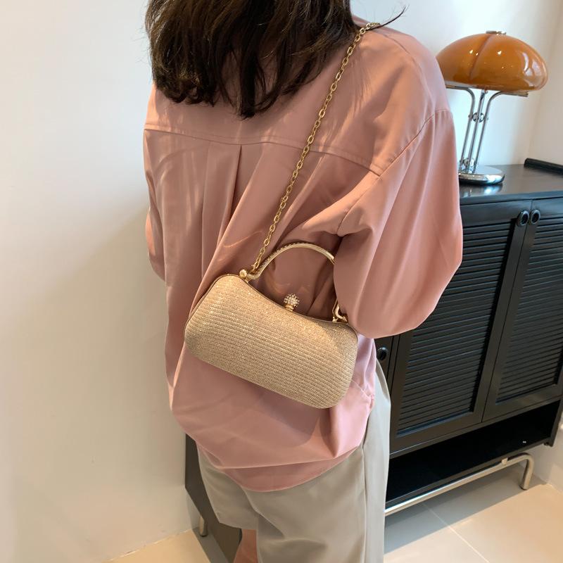 Женская свадебная бисерная вечерняя сумочка элегантная модная цепочка сумочка клатч со стразами сумка через плечо