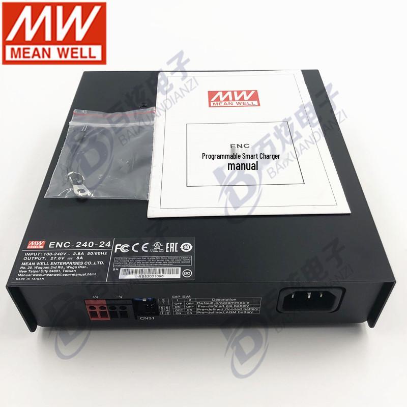 Mingwei ENC-240-24 230W 8A 18-30V Desktop Battery Charger.