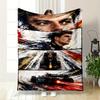 Max Verstappen Oracle Red Bull F1 Printed Blanket Soft Fleece Throw for Bed Couch Office Decor