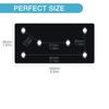 4PCS 100 X 50 mm Metal Bracket Black Fixing Joining Plate Smooth Surface Flat Mending Plate  Chair