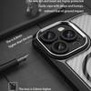 KEYSION Противоударный чехол MagSafe для iPhone 16 Pro Max 16 Plus 15 14 Pro Защита камеры Чехол для телефона с текстурой из углеродного волокна
