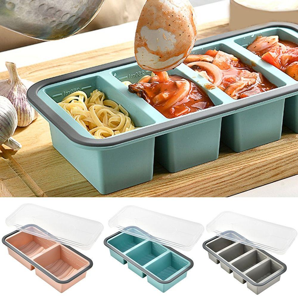 New 2/3/4 Grid Lunchbox Wheat Straw Microwave Lunch Box Durable Dinnerware Food Fruit Container For Kids Adult Lunch Container