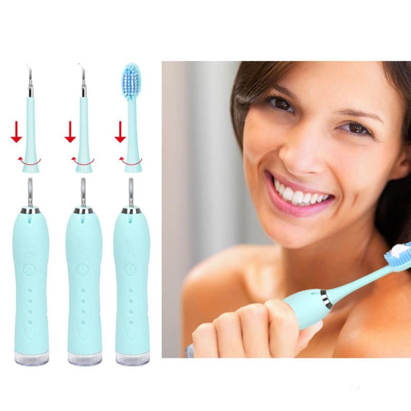 Звуковая электрическая зубная щетка, бытовая мягкая зубная щетка, USB-зарядка, скалер для удаления зубного камня, отбеливание зубов, удаление зубного налета