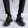 Мужские туфли-оксфорды Slip on, модные деловые туфли для мужчин, 2024, новые классические кожаные туфли для мужчин, мужская обувь
