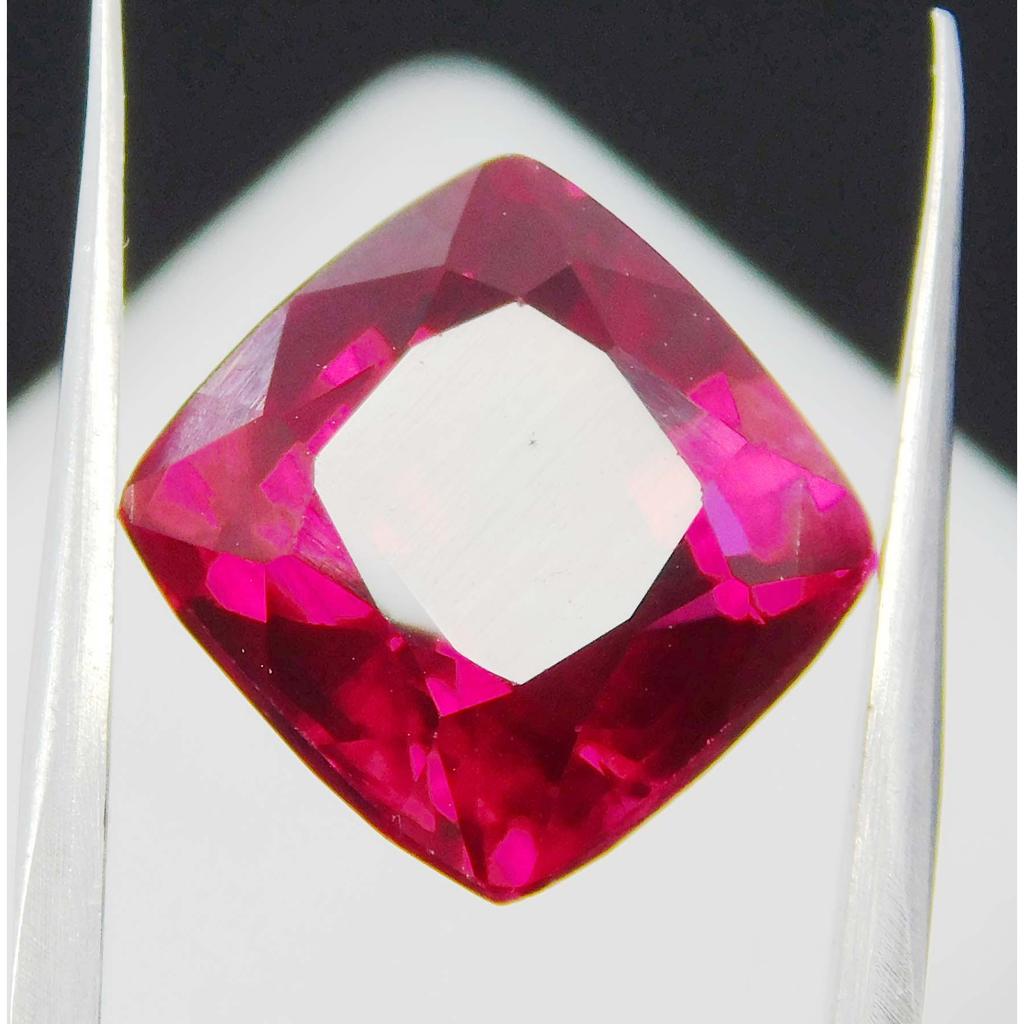Beautiful Pink Ruby 9.44 Ct Square Cushion Natural Loose Gemstone