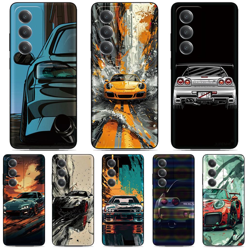 Sport Car Phone Case For Motorola Moto G77 G17 G67 G57 G56 G15 G86 G54 Power 5G G24 G04 G05 G06 G84 G85 G55 E15 E14 Cover
