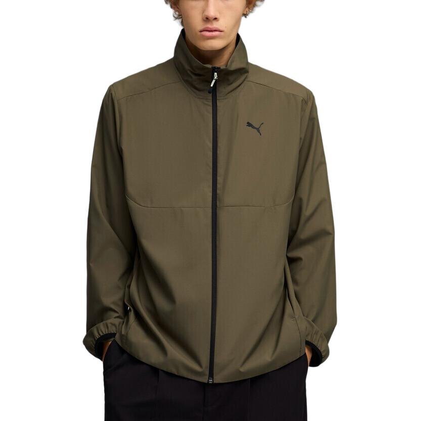 Puma Тканая Техно Трековая Куртка на Молнии с Воротником Мужские куртки 694194-81