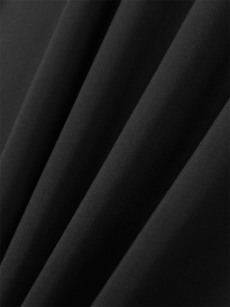 EDOLYNSA 2024 Gold Thread Embroidered Plus Size Casual Vacation Beach Dress Summer Swimsuit Coverup For Women V Neck Bat Sleeve Black Kaftan