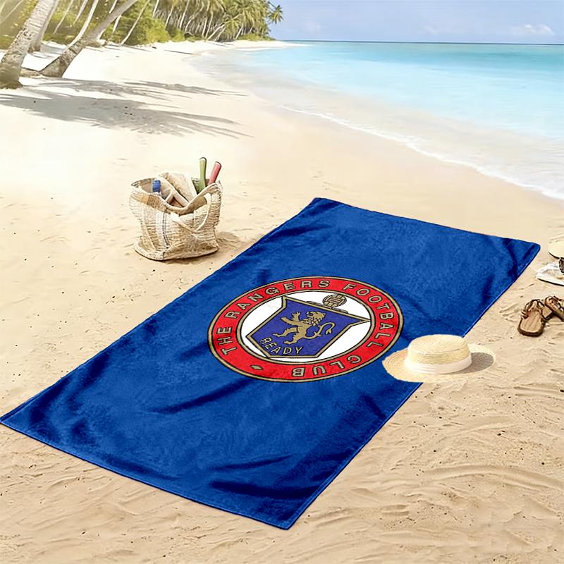 Пляжное полотенце Rangers FC, Обязательный атрибут для любого идеального путешествия, Идеальный подарок на день рождения, праздник для семьи и друзей