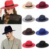 Autumn New Fashion Woolen Stage Performance Dress Dance Party Cowboy Hat Panama Jazz Cap Fedora Hat