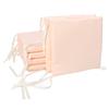 6pcs Baby Crib Around Cushion Bed Protector Crib Bumper Pads Baby Bed Guards for Strollers Carseats