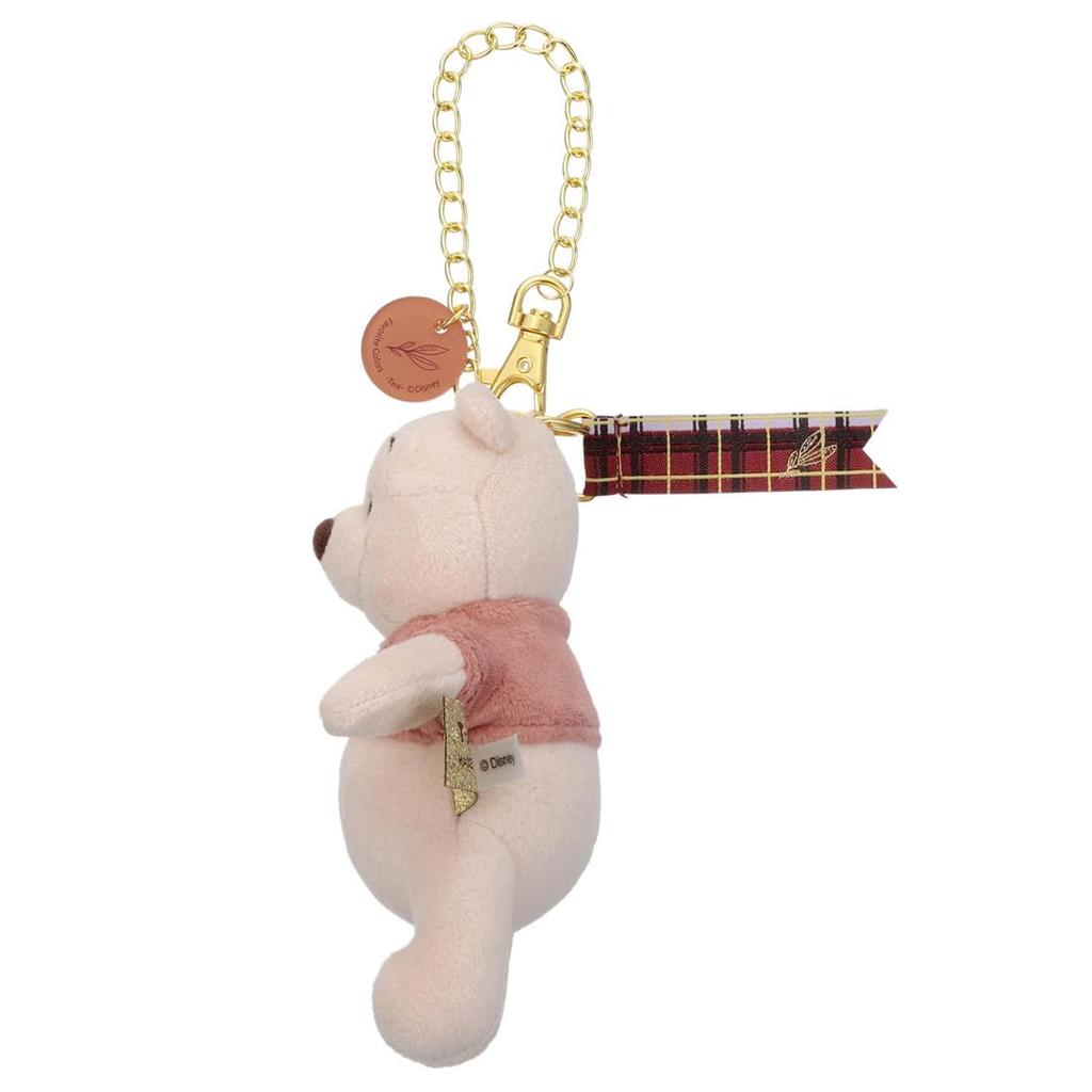 TAKARATOMY A.R.T.S. Disney Character Favorite Colors Bag Charm Winnie the Pooh (Earl Grey Tea) Plush Toy, Approximately 13cm Tall