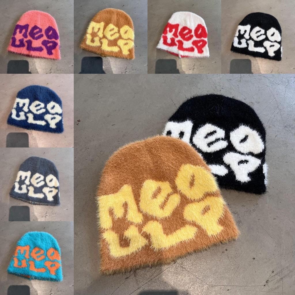 Urban Style Lettered Wool Beanie With Thermal Insulation For Men And Women Cold Weather Gear