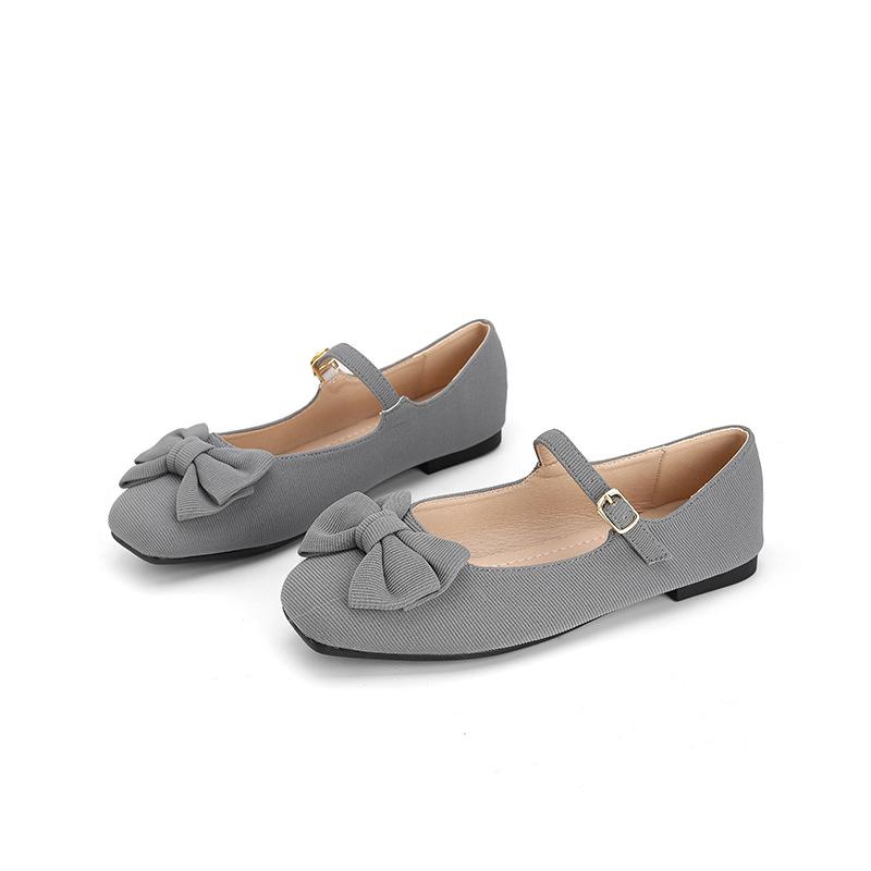 Женские повседневные туфли Мэри Джейн Балетные туфли на плоской подошве Туфли на плоской подошве с квадратным носком и ремешком на щиколотке Легкие прогулочные туфли Удобные женские модельные туфли без шнуровки