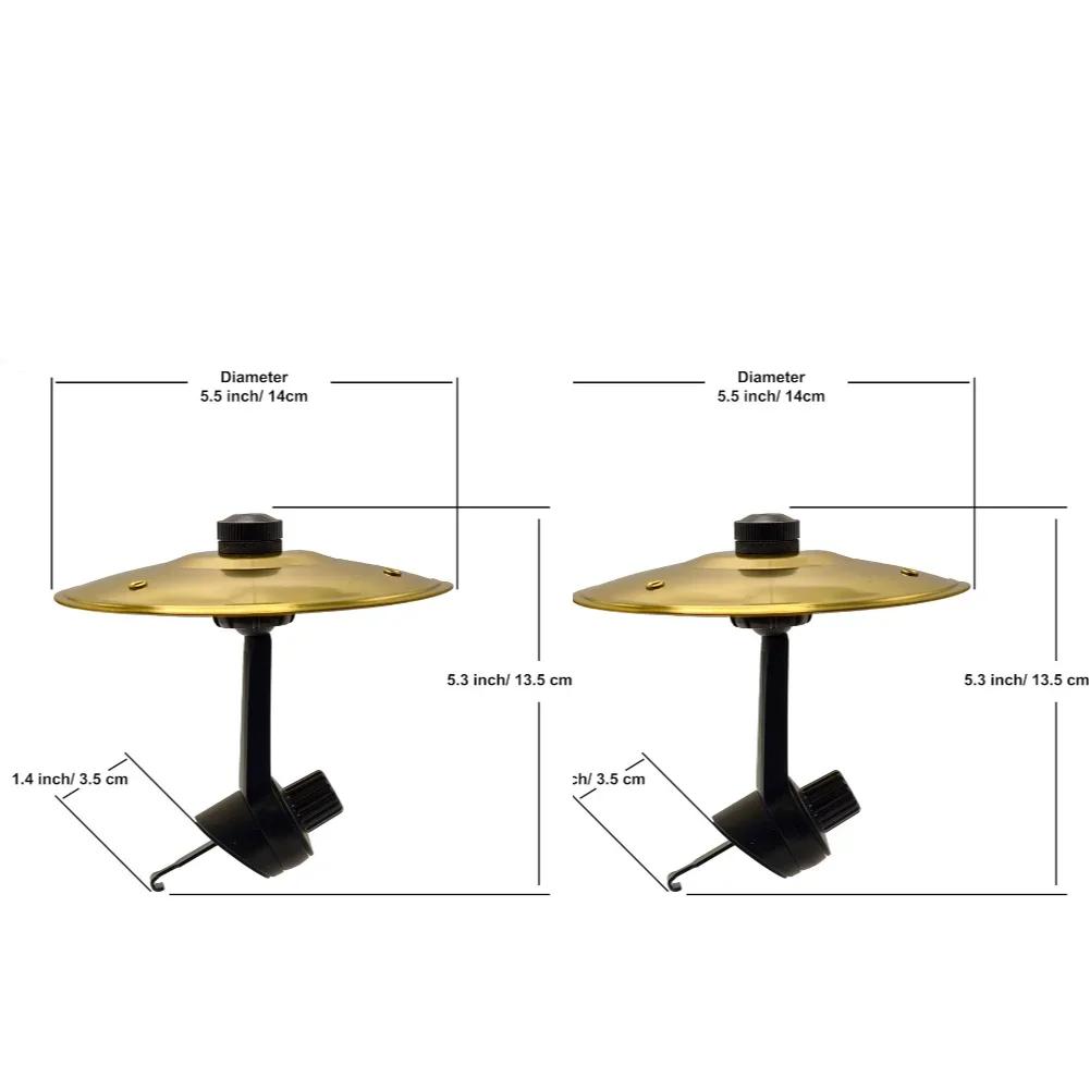 1/2 шт. автомобильный барабанчик для удара, вентиляционное отверстие, мини-барабан, автомобильный барабанчик, вентиляционное отверстие, автомобильные тарелки для стрельбы вручную, музыкальный инструмент для салона автомобиля