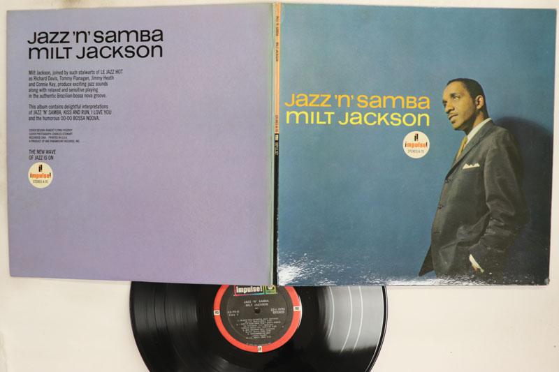 Виниловая пластинка MILT JACKSON Jazz n Samba AS70 IMPULSE US Jazz Б/у