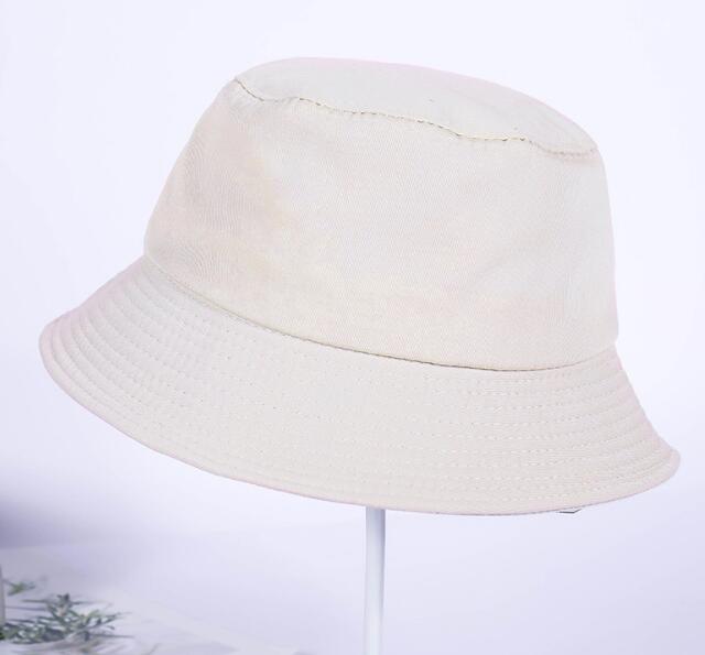 2020010135 Plain Bucket Hat Free Size 100% Cotton Promotion